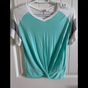 Girls Moa Moa short sleeve shirt